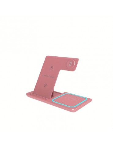 3 In 1 Fast Charging Station, Folding Wireless Charger Stand For IPhone 14,13,12,11/Pro/Max/Mini/Plus, X, XR, XS/Max, SE, 8/Plus, For IWatch 1-8, For Airpods 3/2/Pro
