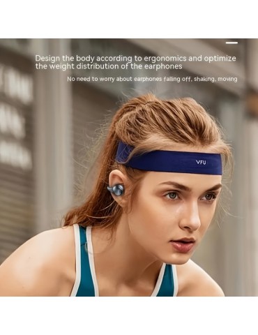 X58 Air Conduction Bt Headset Clip Ear Wireless Noise Cancellation Sports Call Long Endurance Without Headphones